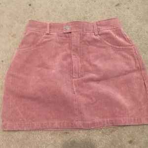 Cute Light pink corduroy skirt